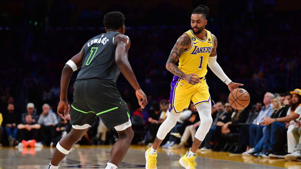 d'angelo russell anthony edwards timberwolves